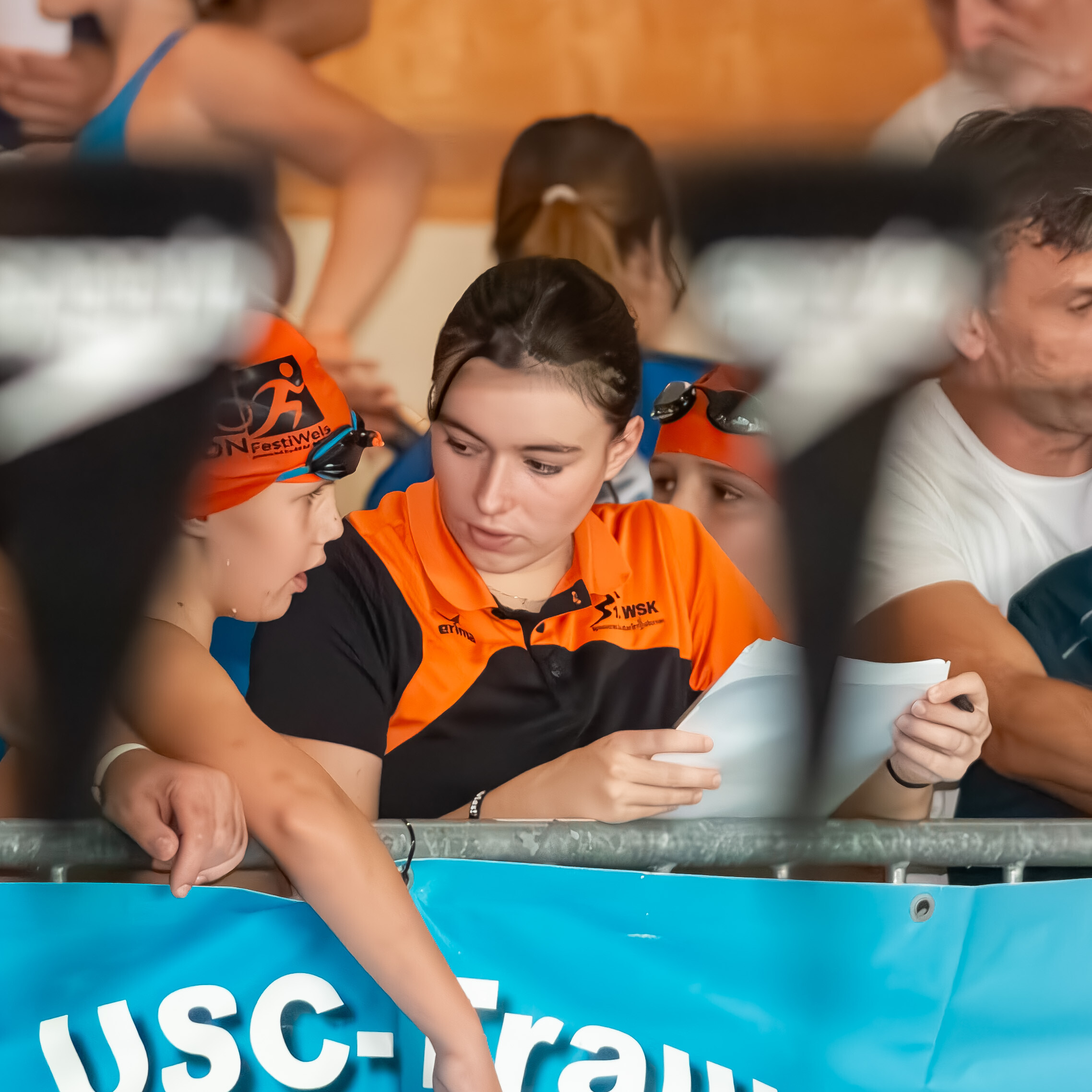 Trainerin gibt Tipps