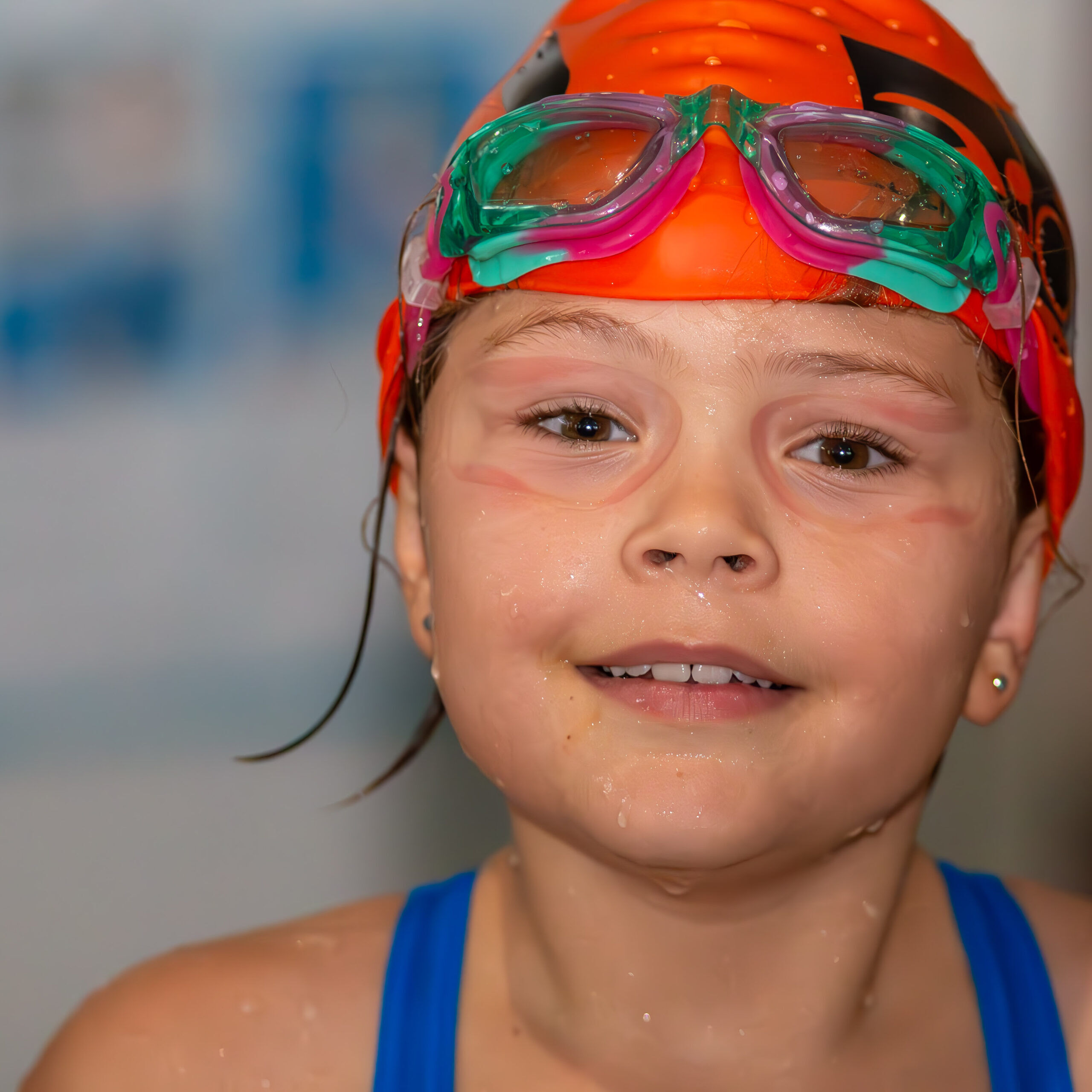 Portrait einer Nachwuchsschwimmerin